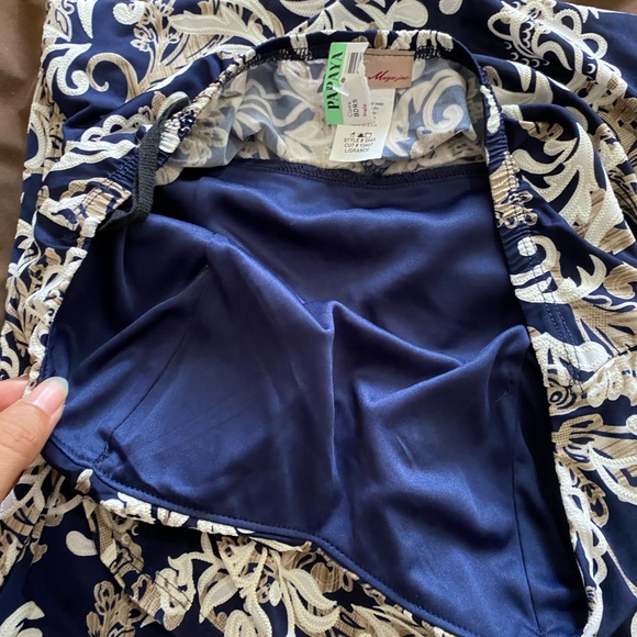 NWT Strapless bodycon asymmetric faux wrap dress - Picture 9 of 10